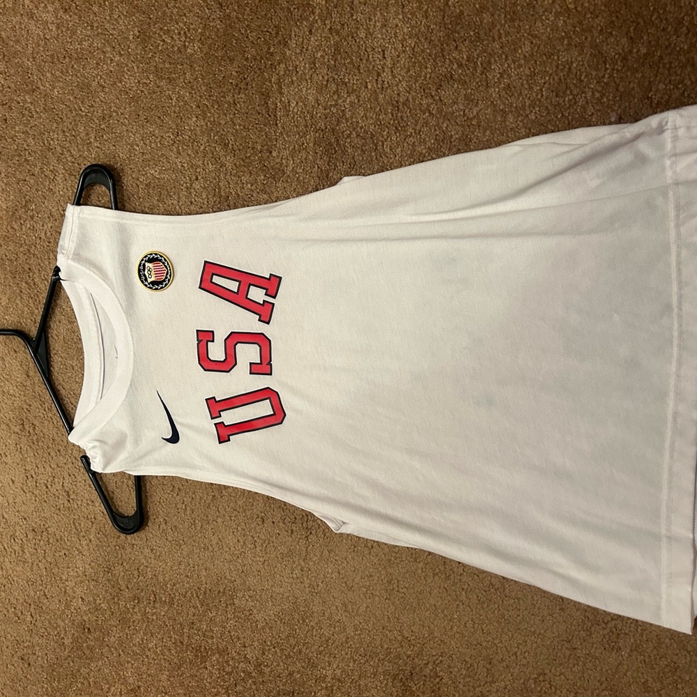 Nike USA White Tank Top